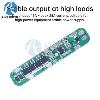 5S 18.5V 21V BMS 18650 Li-ion   Charger Protection Board Module 15A 25A *cc
