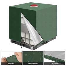IBC Container Abdeckung Behälter 1000L UV-Schutz Hülle Haube Regenwassertank
