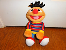 Sesame Street Ernie Plush Fisher-Price Mattel 2010 Stuffed 12" Toy