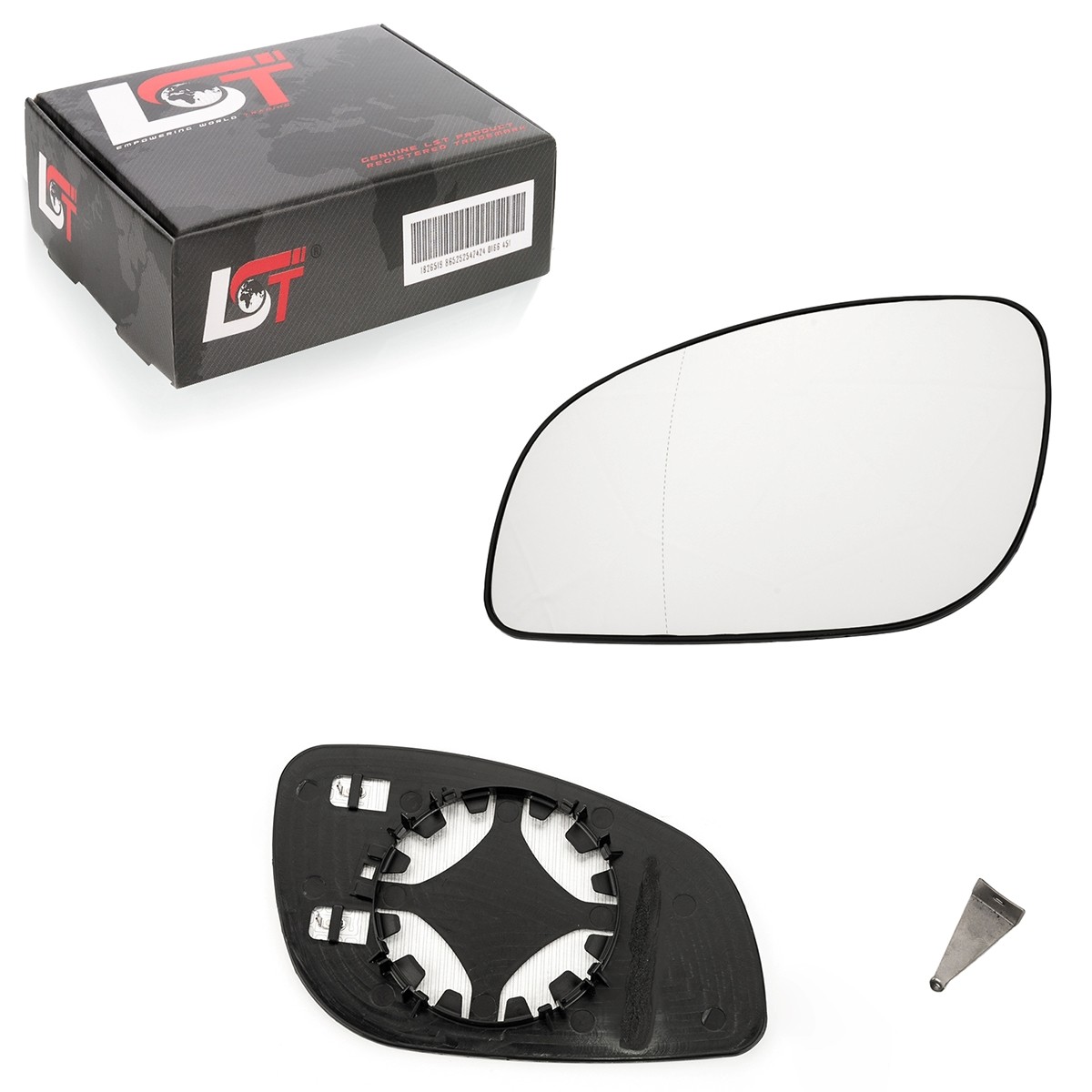 Exterior Mirror Left Heated Aspherical for Opel Signum Z03 03-08