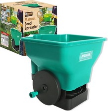 Seed Spreader Handheld Rotary Machine Fertiliser Lawn Grass Feed Dispenser 3L