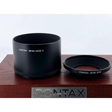  Near MINT   Contax Metal Lens Hood 5 55/86 Ring Adapter Genuine From Japan
