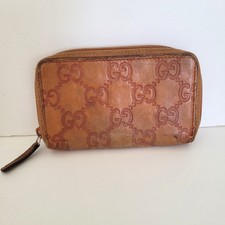 Gucci Guccissima Zip Around Coin Purse Wallet...