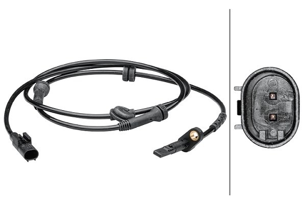 Hella Sensor, Raddrehzahl Hinten, Hinterachse, Links FüR Fiat-image