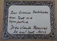 Autogramm franz&ouml;sischer Journalist Jean-Claude Bourret 30.04.2008 (123281)