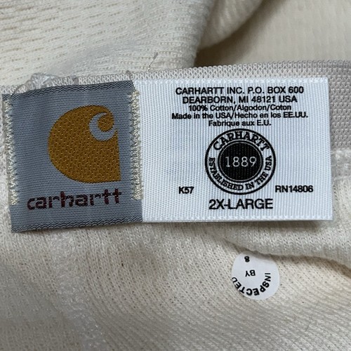 Vintage Carhartt Thermo Raschel Knit Long John Pants Base Layer Herren 2XL USA - Bild 2 von 4