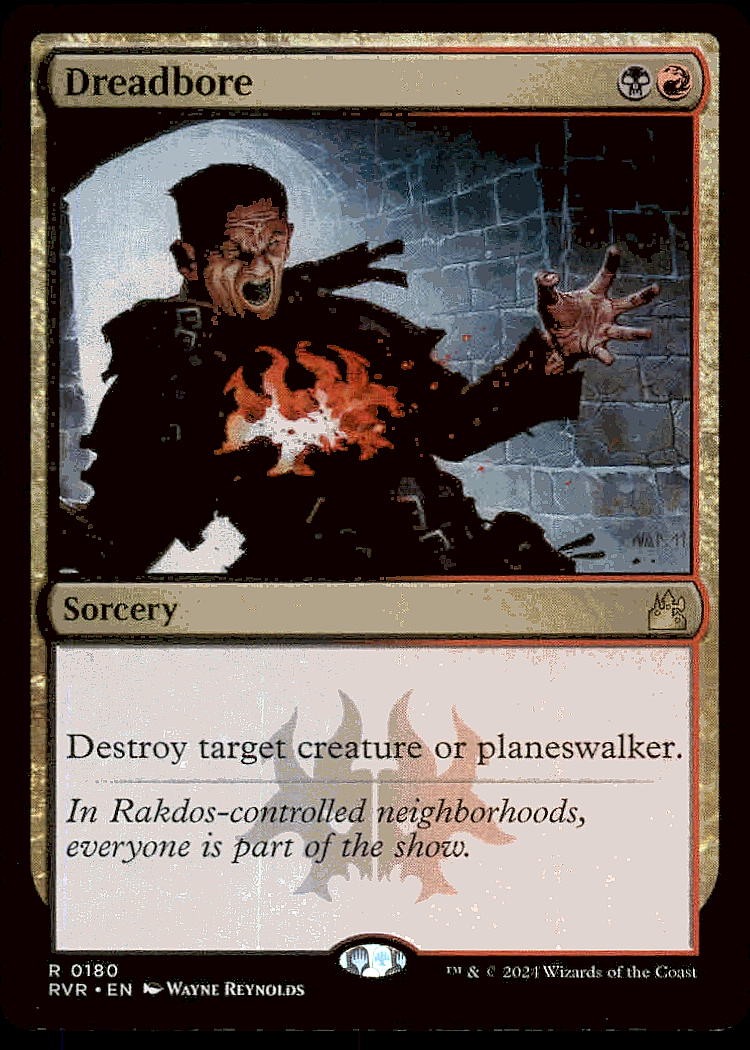 Dreadbore 180 Rare Ravnica Remastered Magic: The Gathering NM