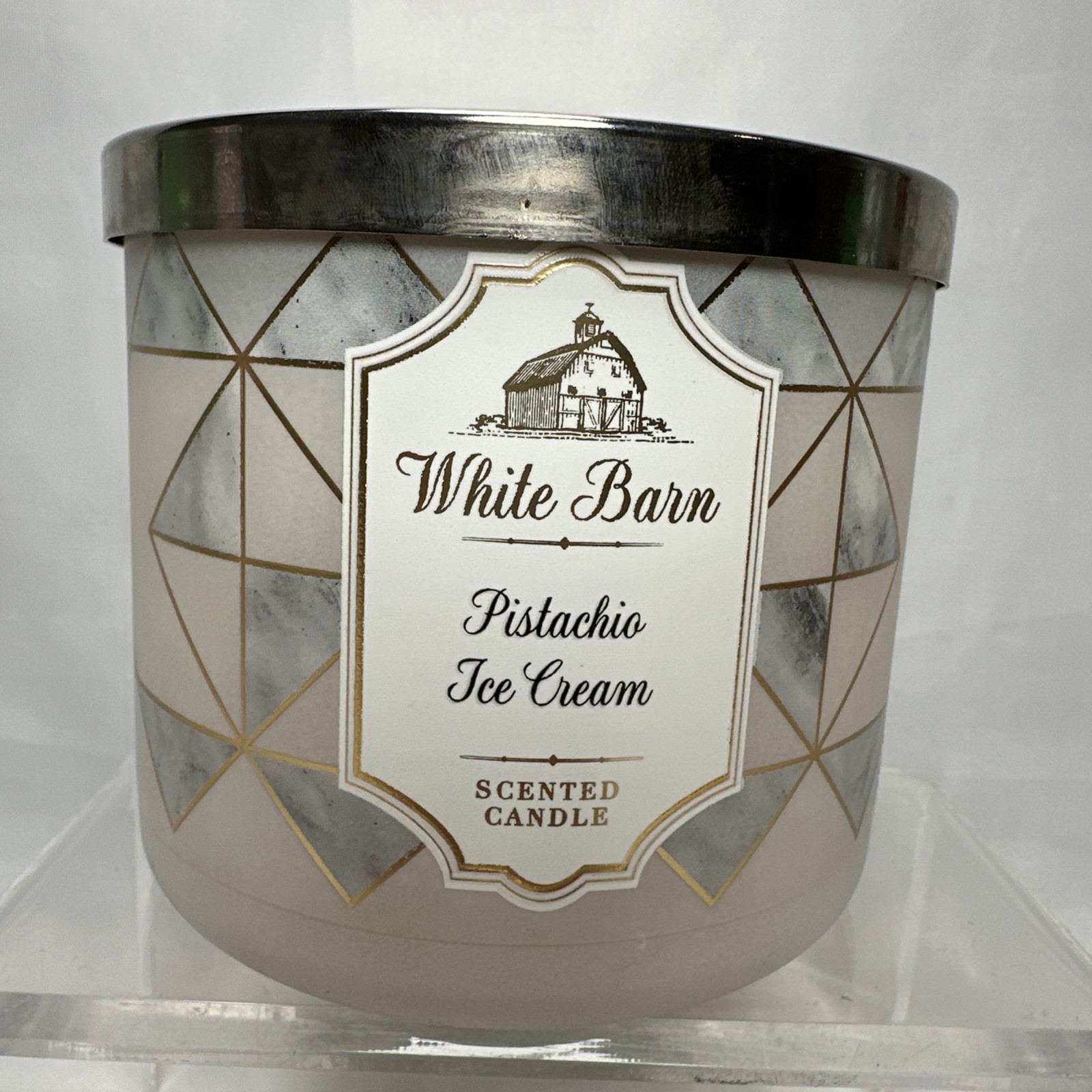 Bath & Body Works Pistachio Ice Cream 3-Wick Scented Candle New-image