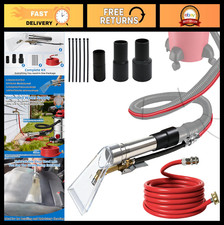 Universal Fit Shop Vac Hose Kit Adapter - 25ft Wet-Dry Extraction Accessory for