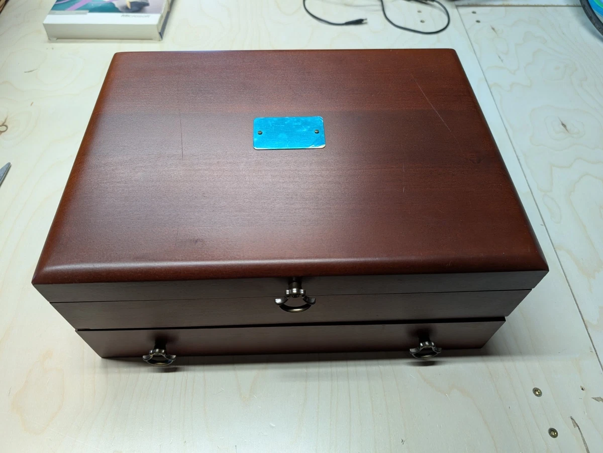 25+ Reed & Barton Wood Storage Chest Flatware Storage for sale