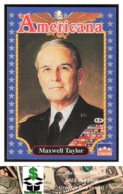 1992 Starline Americana #161 Maxwell Taylor