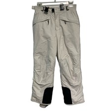 Cabela  s Kids White Black Scotchlite Thinsulate Snow Pants Size Medium Regular