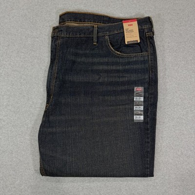 Levi's 559 Relaxed Straight Jeans Mens 56x30 Big & Tall Dark Wash Blue Denim NWT