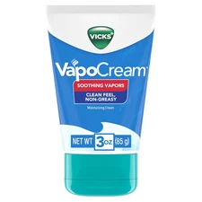 Vicks Vapo Cream Soothing Vapors Non Medicated Moisturizing Cream Non Greasy 3oz