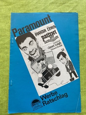 Paramount Werberatschlag Patient mit Dachschaden  USA 1954