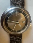 Vintage TIMEX Water Resistant Watch For Parts.  Hands Move After Winding.
