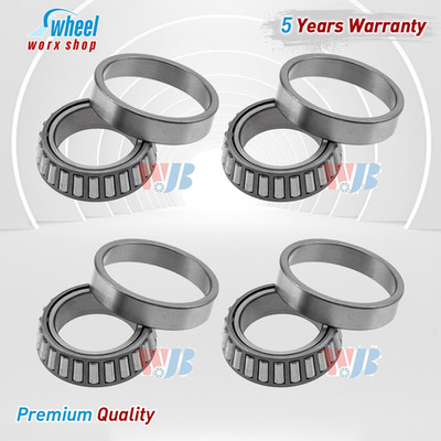 4X Front Inner Outer Wheel Bearing Race Set WJB For For Ford Aspire 1994-1997