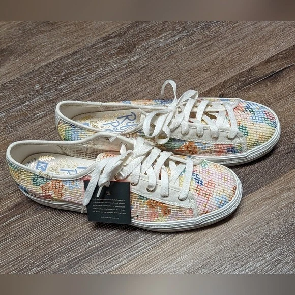 Tenis Keds Rifle Papel Coloridas Triple Kick Malla Margaux Con Etiqueta Talla 8.5 Foto 2 de 4