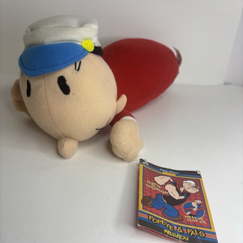 Peluche ancienne poupée Sweetpea collection Popeye & Pals 2002 KellyToy étiquettes 13" - Photo 1/9