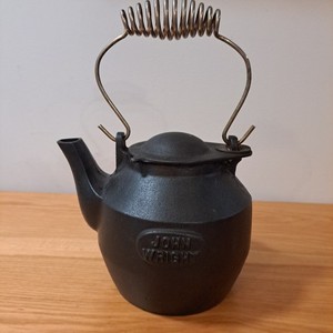 John Wright Cast Iron Kettle | eBay