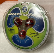 Astrojax V-Max 2002 High Energy Swinging Ball Toy Original Packaging Vintage 
