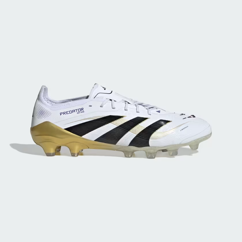 adidas Soccer Cleats Predator Elite HG/AG Japan White / Gold