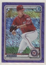 2020 Bowman Chrome Prospects Purple Shimmer Refractor Mason Denaburg 1md
