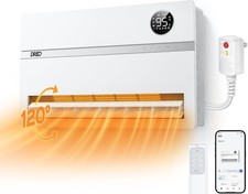 Dreo Wall Heater for Bathroom, Smart Space Heaters with ALCI Plug, 1500W, 120° V