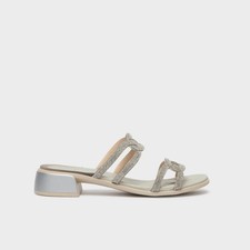 Dr Scholl LIPARI Gelactiv ciabatte donna pelle tacco lucidi eleganti strass