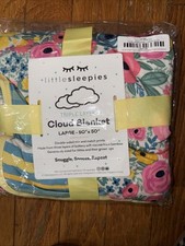 Little Sleepies secret Garden Triple Layer Bamboo Large Cloud Blanket