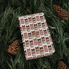 Diet Coke Christmas Wrapping Paper, Funny Wrapping Paper, Diet Coke Gift Wrap