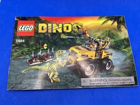 Raptor Chase 5884 - LEGO Dino Complete used set with Instructions