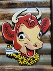 VINTAGE BORDENS PORCELAIN SIGN OLD ELSIE COW DAIRY FARM MILK ICE CREAM CHEESE