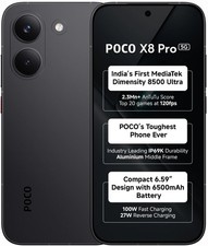 POCO X8 Pro (Black, 256 GB 12GB RAM) Dimensit...
