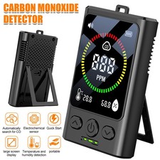 Portable Carbon Monoxide Meter CO Monitor Detector Gauge 0-999ppm Gas Tester UK