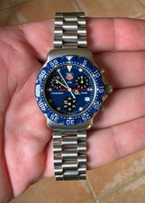 TAG Heuer 570.513 CA1210.BA0493 Mens Formula 1 Chronograph Watch Black Blue 200M