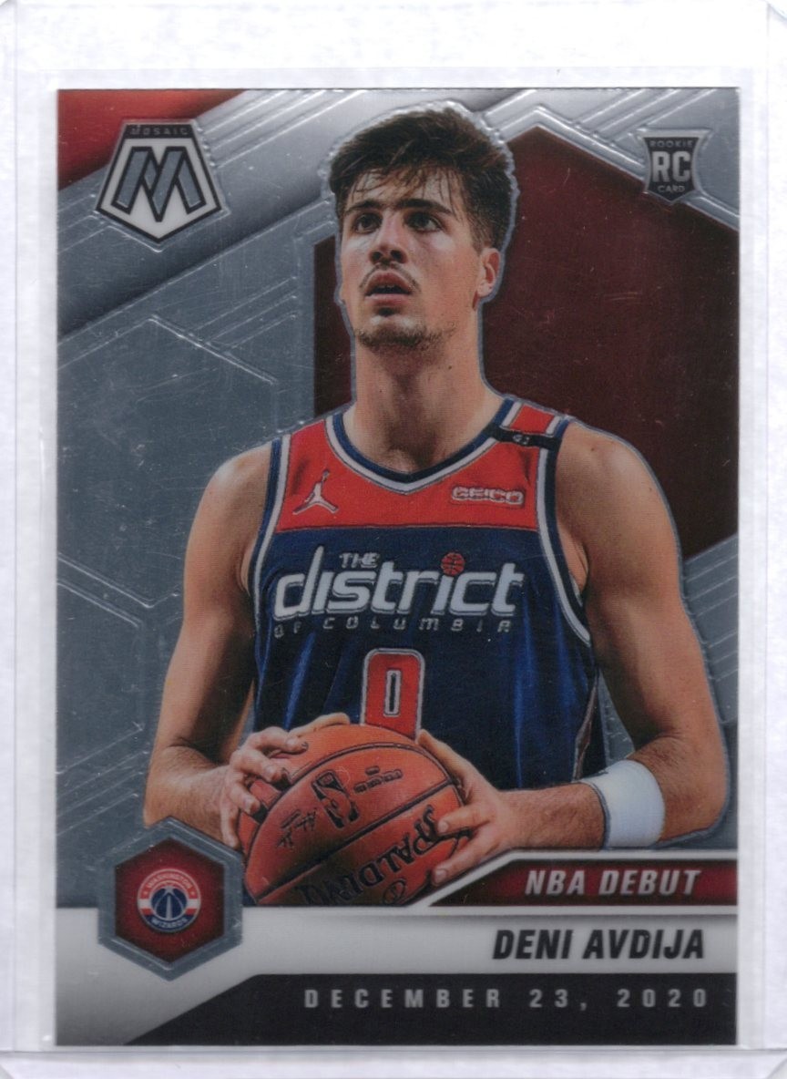 2020-21 Panini Mosaic #272 Deni Avdija NBA Debut RC Washington Wizards