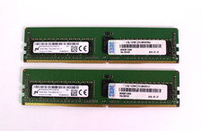 32GB 2x16GB Micron RDIMM DDR4-2666MHz ECC RAM 1Rx4 PC4-2666V-RC1-11