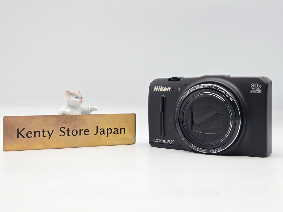 MINT] Nikon COOLPIX S9700 Black Compact Digital Camera From Japan