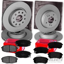 ZIMMERMANN BREMSSCHEIBEN + BELÄGE VORNE + HINTEN passend für HYUNDAI i30 FD