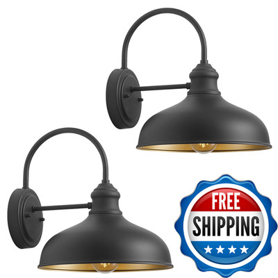 Goalplus 10 Inch Dome Outdoor Goosenck Barn Lighting Farmhouse Exterior Barn