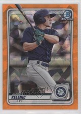 2020 Bowman Chrome Sapphire Edition Orange 53/75 Jarred Kelenic #BCP-94 1b3