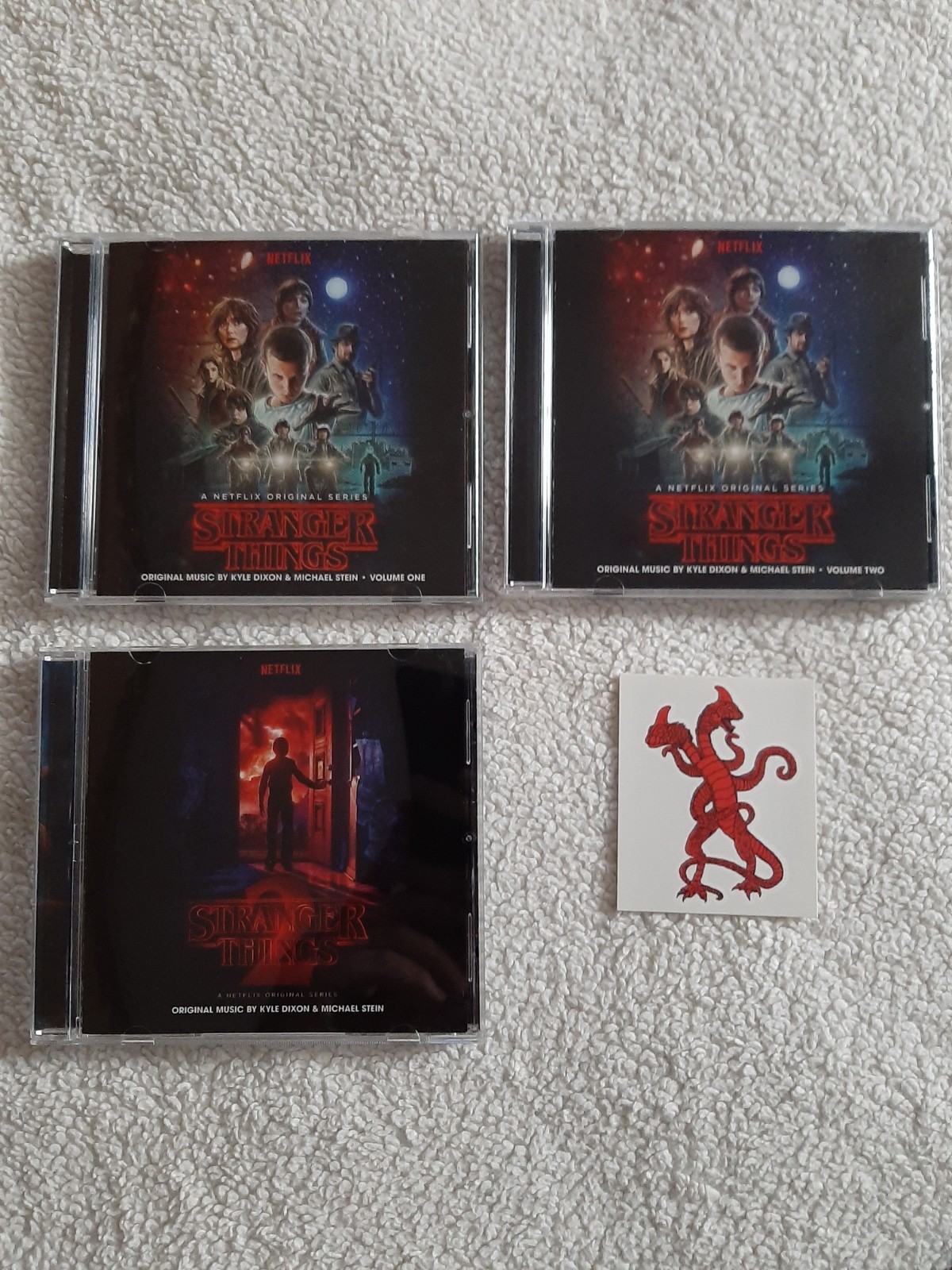 Stranger Things Vol.1&2 Netflix Original Series Soundtrack Lot S2 CD Kyle Dixon