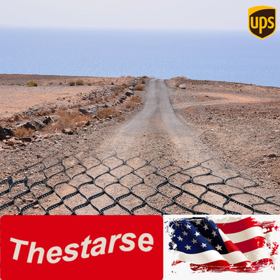 2 inch Thick Gravel Ground Grid 9ft x 17ft Geo Grid Driveway Stabilization Grid