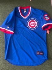 CHICAGO CUBS ROYAL BLUE VINTAGE COOPERSTOWN COLLECTION JERSEY