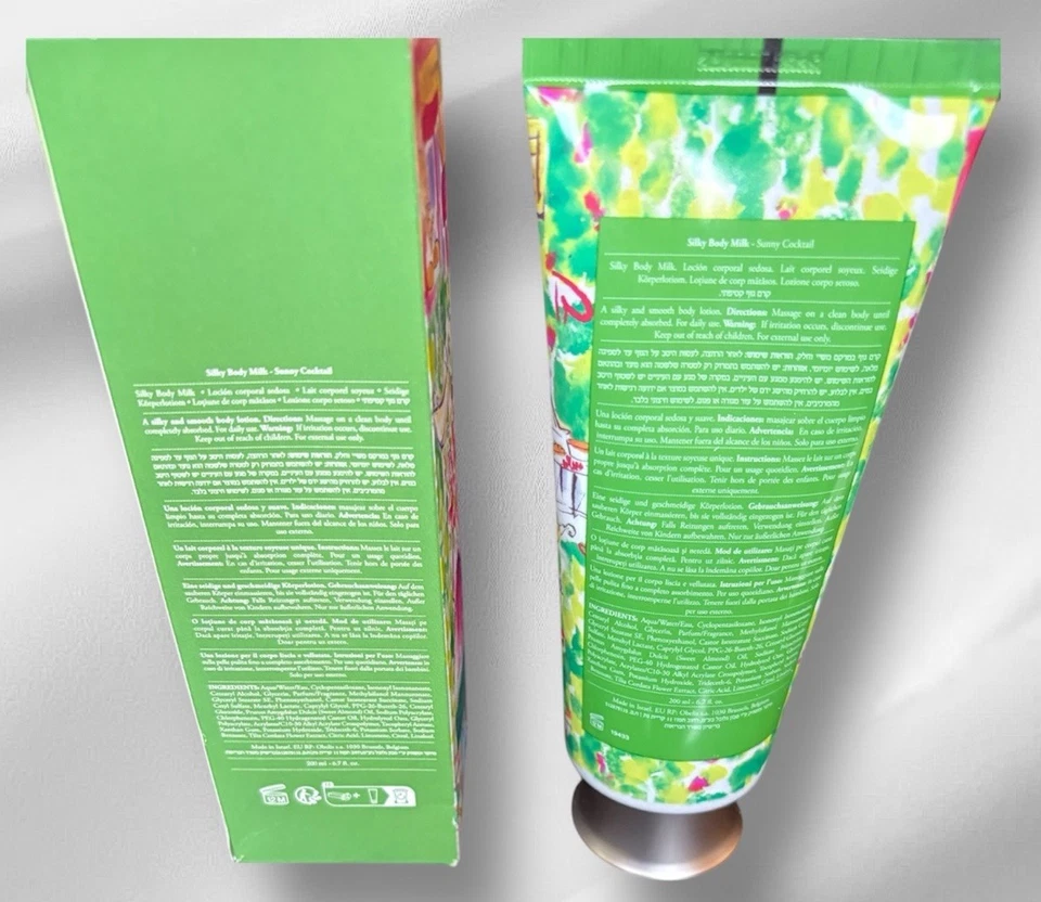 Молоко для тела Sabon Silky •Sunny Cocktail • 200 мл/6,7 унции, новое в коробке - Изображение 2 из 4