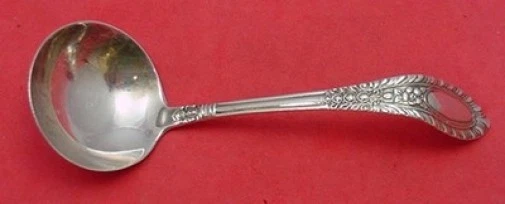 Gadroonette by Manchester Sterling Silver Sauce Ladle 4 1/2"