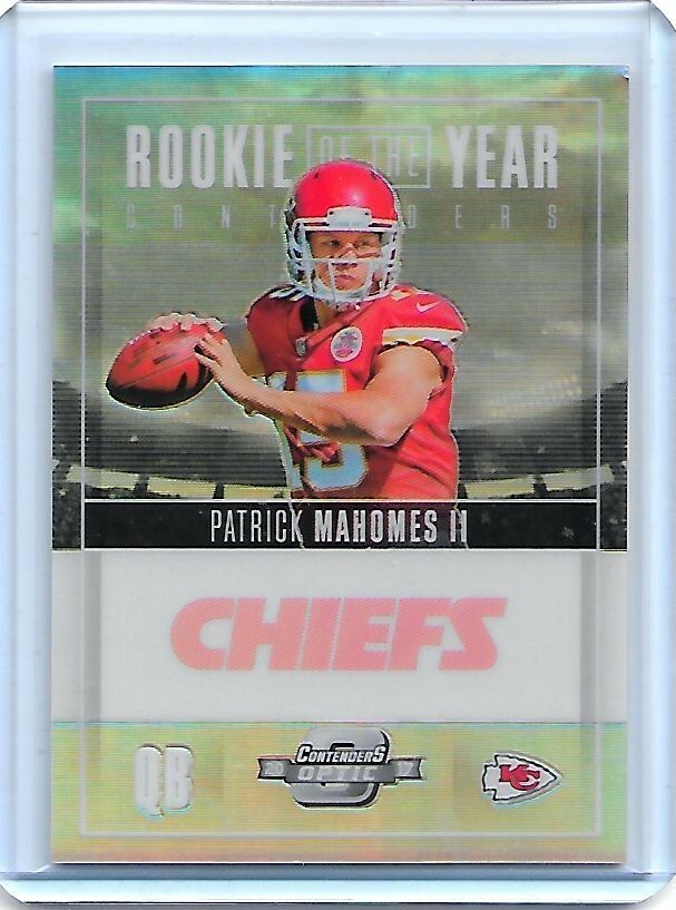2017 Contenders Optic PATRICK MAHOMES II 82/99 ROY Contenders Silver #3
