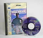 Frank Thomas Big Hurt Baseball (Sega Saturn) Complete in box.  Tested.