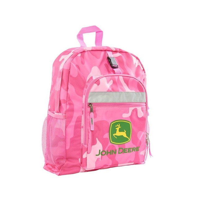 NEW KIDS JOHN DEERE TRACTOR PINK CAMO BACKPACK BOOK BAG SCHOOL BAG LP53777 eBay